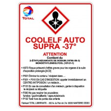 Autocollant Coollelf auto supra -37°  de 180 x 130.mm